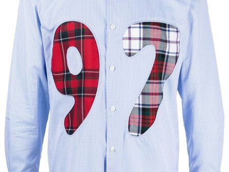 Check-Pattern Numbered Shirt For Cheap