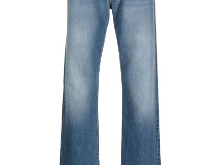 Four-Stitch Straight-Leg Jeans For Cheap