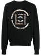 Animal-Print Logo-Patch Sweatshirt Online Hot Sale