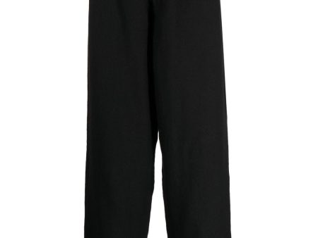 Graphic-Patch Wool Trousers For Sale