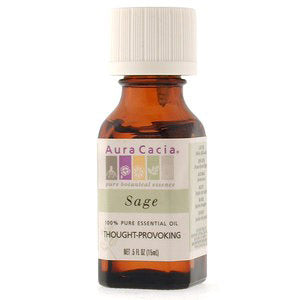 Essential Oil Sage (salvia officinalis) .5 fl oz from Aura Cacia For Cheap