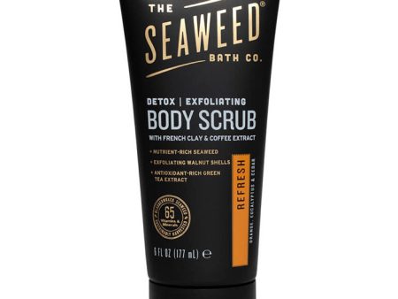 Detox Exfoliating Body Scrub - Refresh (Orange, Eucalyptus & Cedar), 6 oz, Seaweed Bath Co. Discount