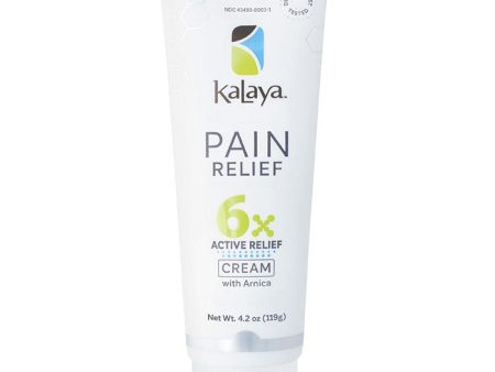 6x Extra Strength Pain Relief Cream, 4.2 oz, KaLaya Supply