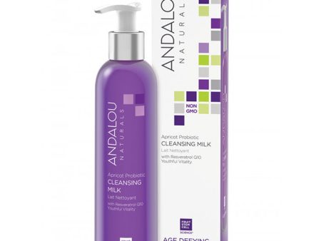 Apricot Probiotic Cleansing Milk, 6 oz, Andalou Naturals Online Sale