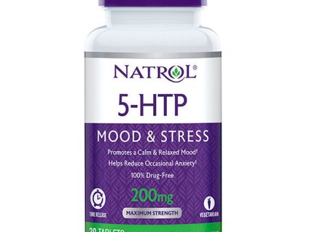 5-HTP Time Release 200 mg, 30 Tablets, Natrol Online