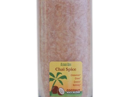 Aloha Jar Coconut Wax Blend Candle with Pure Essential Oils, Chai Spice, 11 oz, Aloha Bay Online