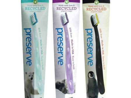 Jr Endangered Species Toothbrush for Kids, Soft, Assorted Color, 1 pc, Preserve Discount