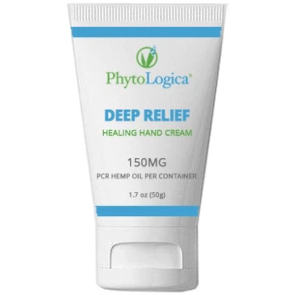 Deep Relief Healing Hand Cream, 150 mg PCR Hemp Oil, 1.7 oz, PhytoLogica Sale