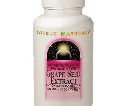 Grape Seed Extract Proanthodyn 100mg 30 caps, from Source Naturals Online