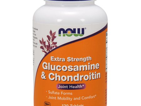 Glucosamine & Chondroitin Extra Strength, 120 Tablets, NOW Foods Sale