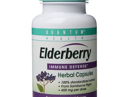 Elderberry Extract Standardized, 60 capsules, Quantum Health Online