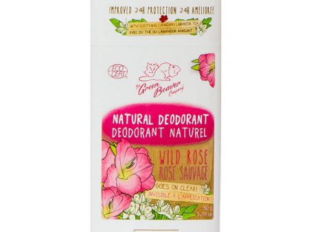 Deodorant Stick - Wild Rose, 1.76 oz, Green Beaver Online Hot Sale