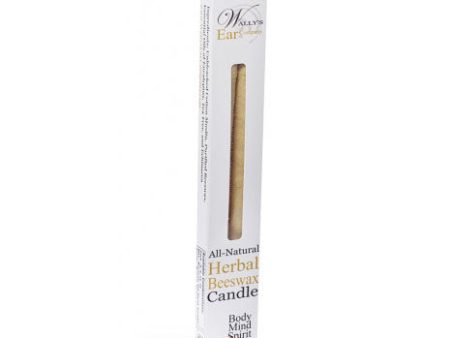 Herbal Beeswax Hollow Ear Candles, 2 pk, Wally s Natural Products Hot on Sale