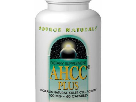 AHCC Plus with Selenium & Vitamin E 60 caps from Source Naturals Supply