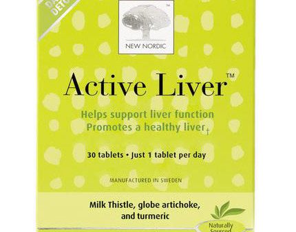 Acive Liver, Helps Support Liver Function, 30 Tablets, New Nordic Hot on Sale