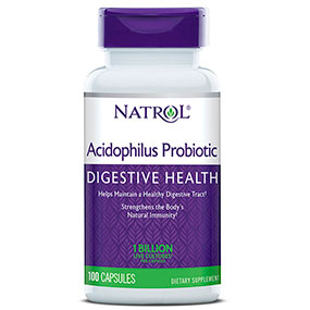 Acidophilus Probiotic, 100 Capsules, Natrol Online Sale