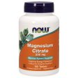 Magnesium Citrate 200 mg, 100 Tablets, NOW Foods Cheap