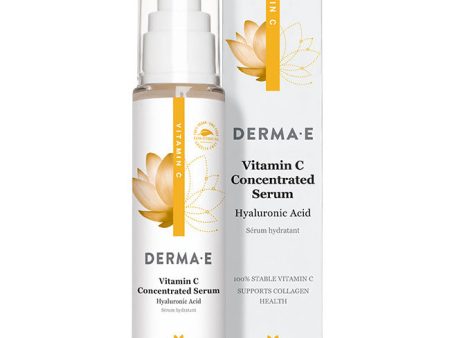 Derma E Vitamin C Concentrated Serum with Hyaluronic Acid, 2 oz Online