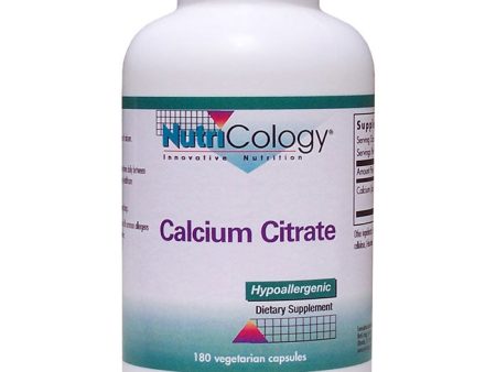 Calcium Citrate 150mg 180 caps from NutriCology Online now