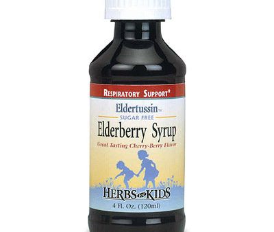 Eldertussin Elderberry Syrup 4 oz from Herbs For Kids Online now