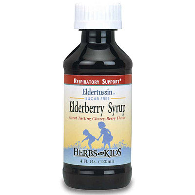 Eldertussin Elderberry Syrup 4 oz from Herbs For Kids Online now