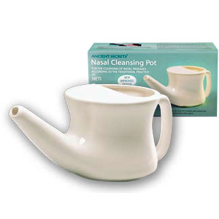 Nasal Cleansing Pot - Ceramic Neti Pot, Ancient Secrets Sale