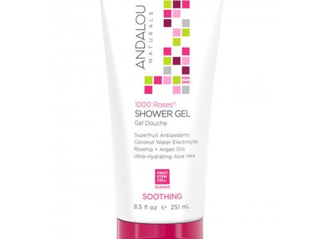 1000 Roses Soothing Shower Gel, 8.5 oz, Andalou Naturals Cheap