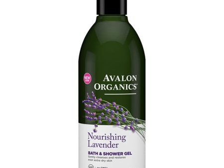 Bath & Shower Gel Organic Lavender 12 oz, Avalon Organics For Cheap