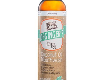 Coconut Oil Mouthwash, All Natural, Coconut-Mint, 12 oz, Dr. Ginger s Discount