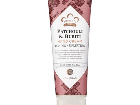 Hand Cream - Patchouli & Buriti, 4 oz, Nubian Heritage Online Sale