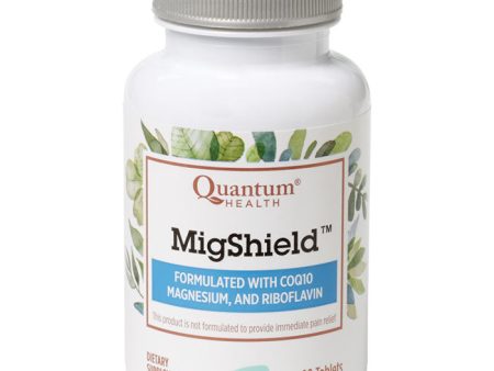 MigShield Formulated with COQ10, Magnesium & Riboflavin, 60 Tablets, Quantum Health Sale