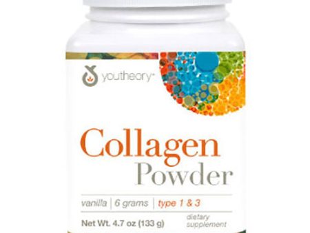 Youtheory Collagen Powder, Vanilla, 4.7 oz, Nutrawise Corporation Cheap