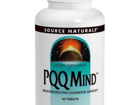 PQQ Mind, Pyrroloquinoline Quinone Disodium Salt, 30 Tablets, Source Naturals Online now