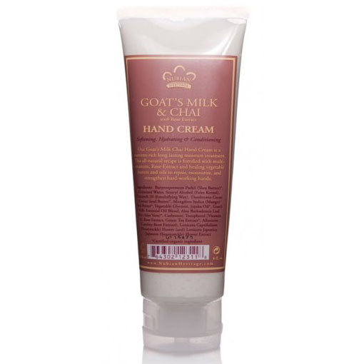 Hand Cream - Goat s Milk & Chai, 4 oz, Nubian Heritage Online now