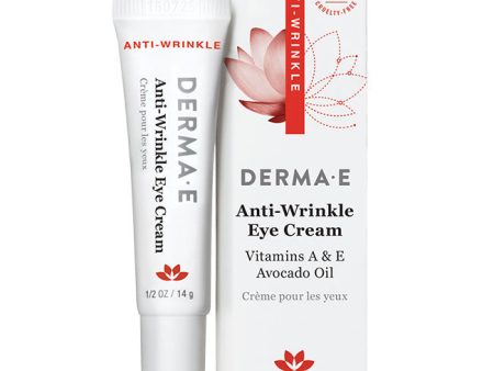 Derma E Anti-Wrinkle Eye Cream with Vitamin A & E & Avacado Oil, 0.5 oz Online now