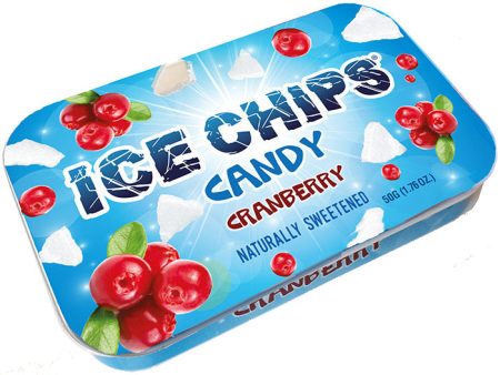 Ice Chips Cranberry Xylitol Candy, 1.76 oz (50 g) Supply