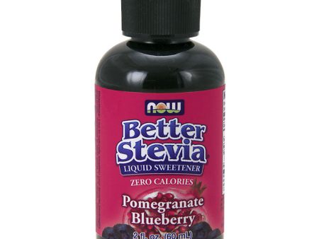 Better Stevia Liquid Sweetener - Pomegranate Blueberry Flavor, 2 oz, NOW Foods on Sale