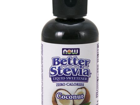 Better Stevia Liquid Sweetener - Coconut Flavor BetterStevia, 2 oz, NOW Foods For Discount