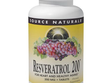 Resveratrol 200 mg, 60 Vegetarian Capsules, Source Naturals Cheap