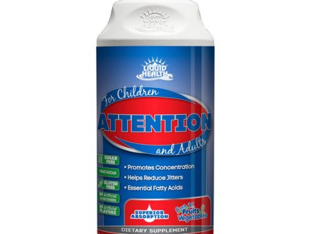 Attention Liquid Supplement, for Children & Adults, 8 oz, Liquid Health For Discount