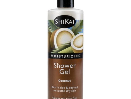 Moisturizing Shower Gel, Coconut, 12 oz, ShiKai Fashion