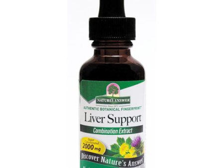 Liver Support Herbal Extract Liquid Alcohol-Free, 1 oz, Nature s Answer Discount