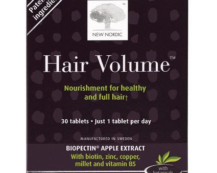 Hair Volume, Supplement for Healthy Hair & Scalp, 30 Tablets, New Nordic Online