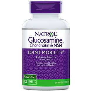 Glucosamine Chondroitin & MSM, 150 Tablets, Natrol Hot on Sale