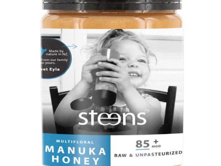 Raw Multifloral Manuka Honey MGO 85+, 7.9 oz (225 g), Steens For Discount