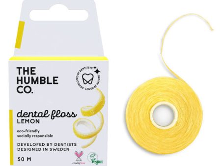 Dental Floss - Lemon, 50 m, The Humble Co. Online now