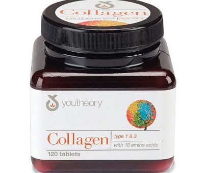 Youtheory Collagen, Type 1 & 3 with 18 Amino Acids, 120 Tablets, Nutrawise Corporation Online now