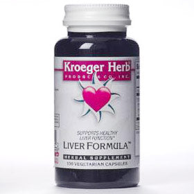 Liver Formula, 100 Vegetarian Capsules, Kroeger Herb For Sale