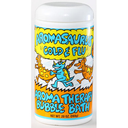 Aromasaurus Cold & Flu, Kids Aroma Therapy Bubble Bath, Eucalyptus Lemon, 20 oz, Abra Therapeutics Online Sale