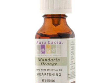 Essential Oil Orange, Mandarin (citrus reticulata) .5 fl oz from Aura Cacia Online now